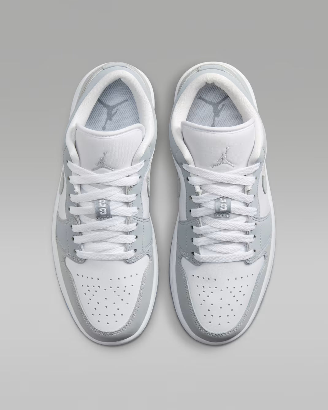 Air Jordan 1 Low – Silver / White