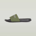 G-Star Raw Cart Slides – Army Green