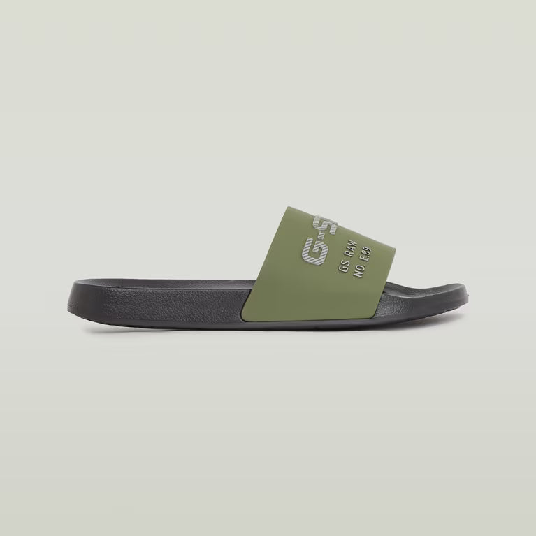 G-Star Raw Cart Slides – Army Green
